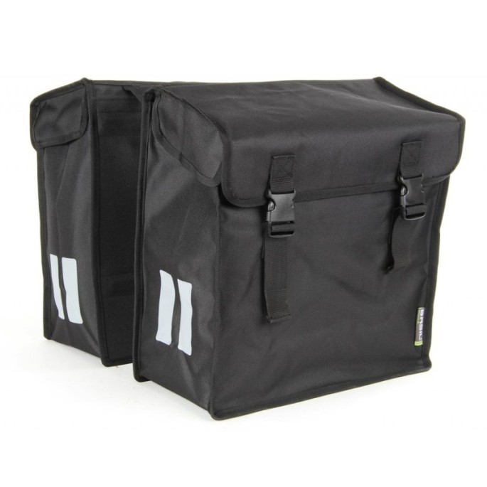 Sacoches arrieres Basil MARA pour velo, fermeture boucle - Velonline