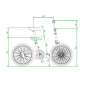 Tricycle electrique pliant adulte Etnic : 2 roues avant - Velonline