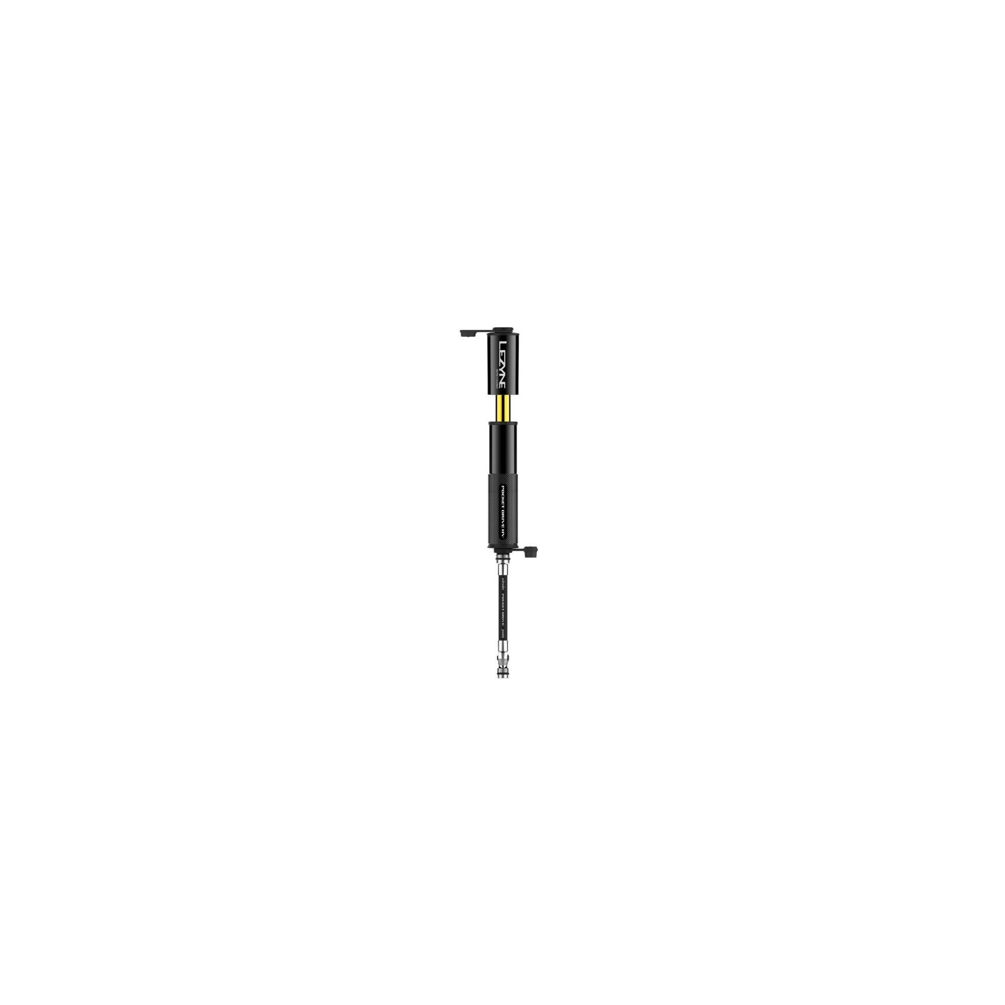 Lezyne Grip Drive HV - Mini Pompe à Vélo Compacte Puissante 90 PSI Pour VTT Et Gravel