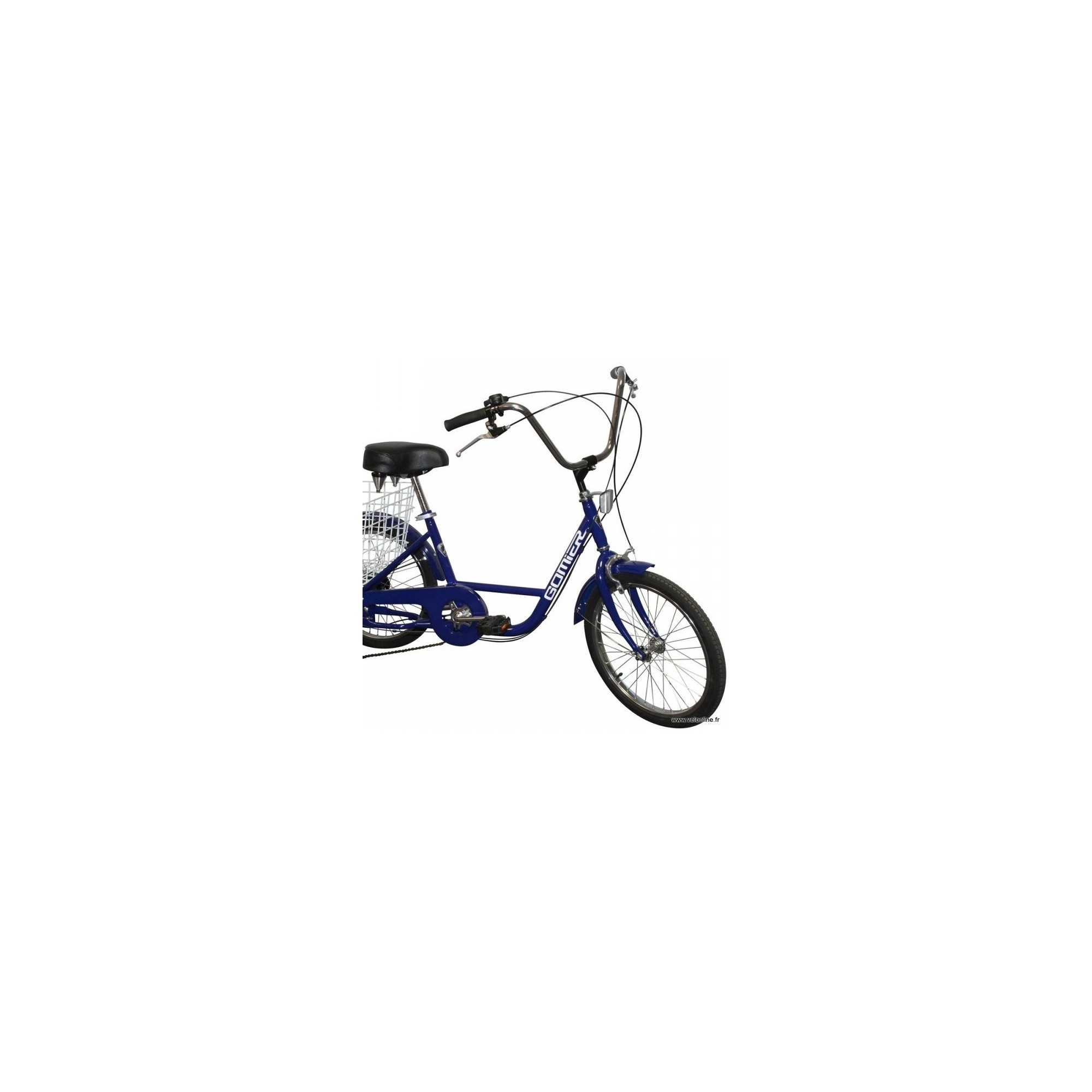 Bazargame Tricycle Adulte Vélo à 3 Roues avec Panier 20 Pouces De 3