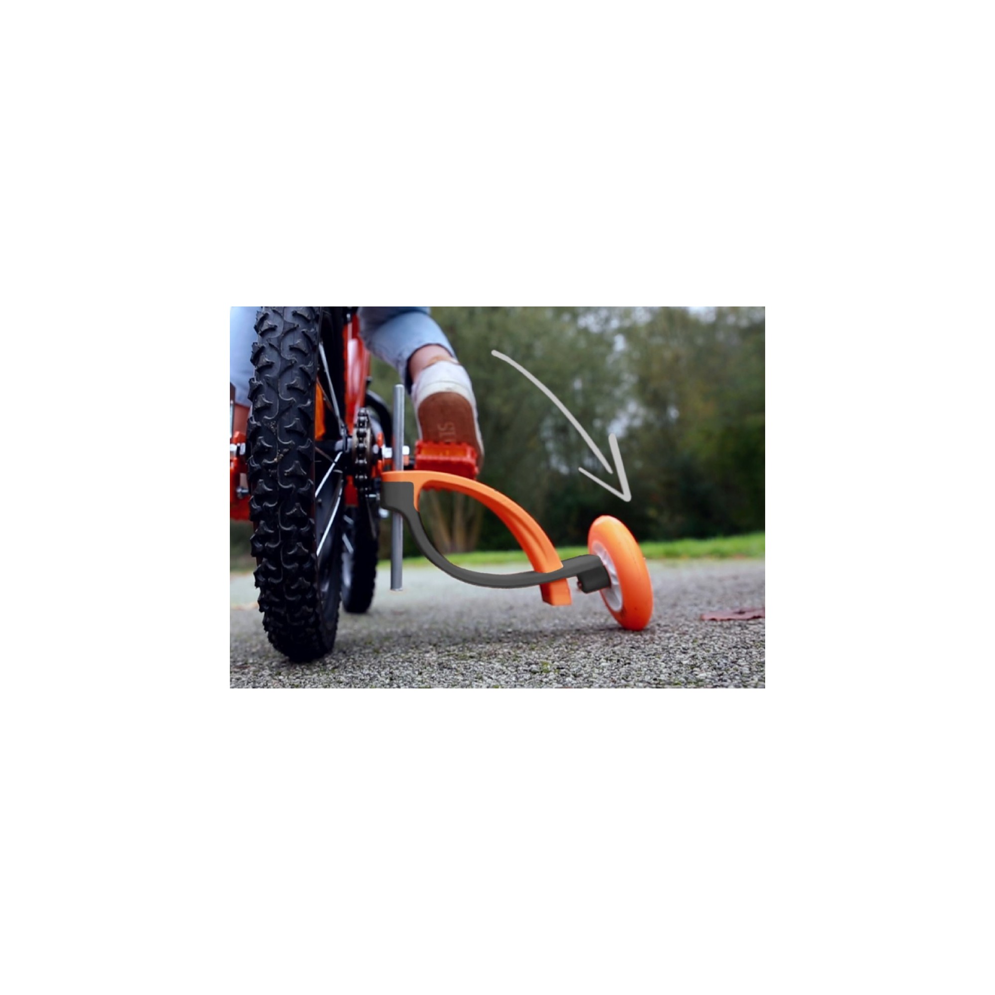 Stabilisateurs de vélo enfants VICMA 12-16'' avec patte de renfort