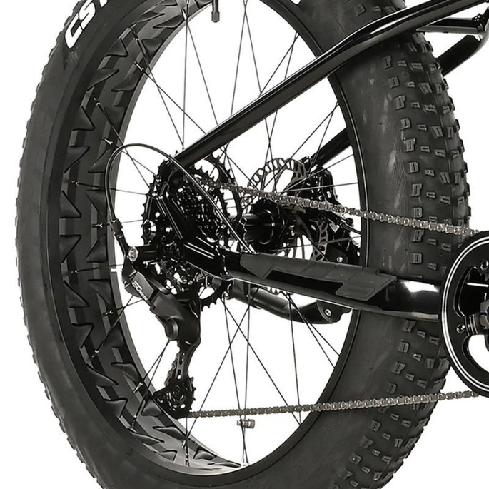 Fat bike electrique Leader Fox Braga : 130 km d'autonomie
