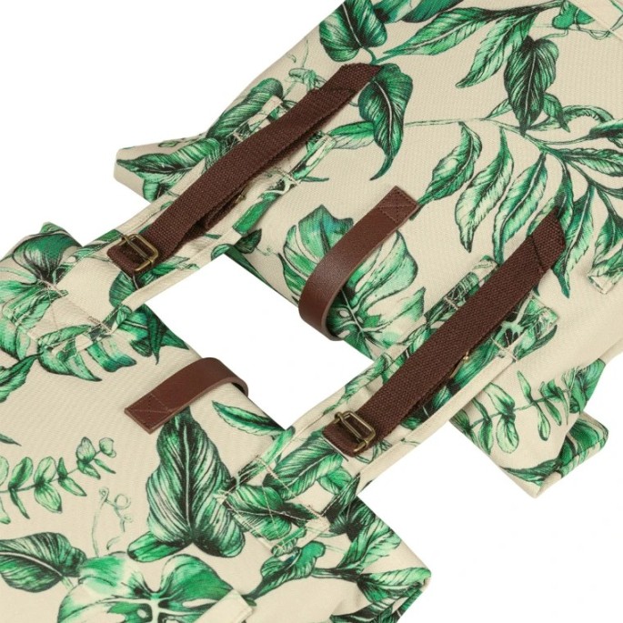 Sacoches arrières Basil Ever green pour vélo, fermeture boucle - Velonline