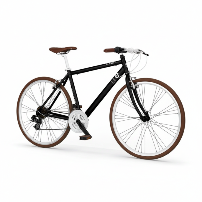 VTC homme MBM Life, adulte, 21 vitesses, velo tout chemin