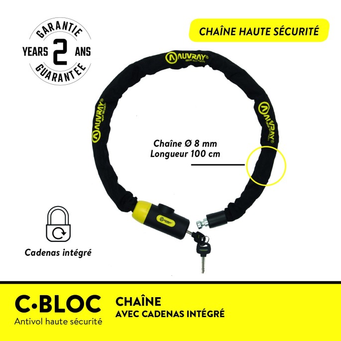 Antivol Chaine Auvray C Bloc 100