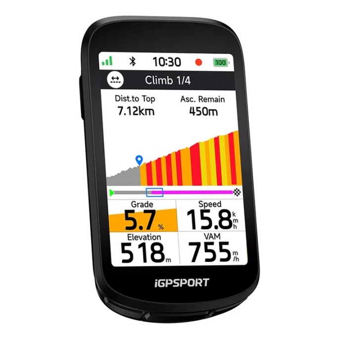 GPS / COMPTEUR iGPSPORT BSC500 COULEUR TACTILE 3,3"