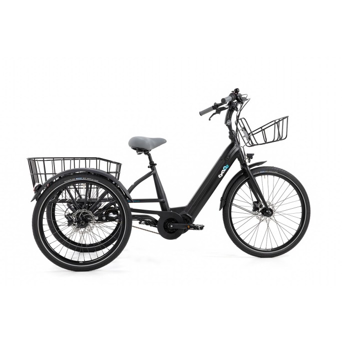 CyclO2 SMART Noir - Tricycle Électrique Bafang 250W | Velonline