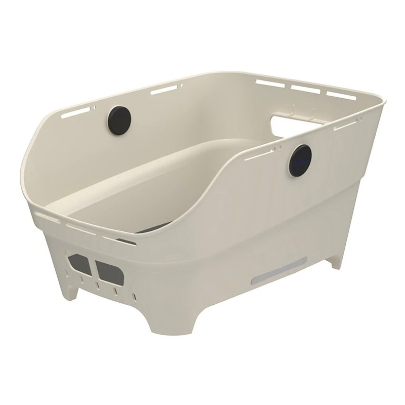 Panier arrière Basil Cento Neo MIK 2.0 blanc cassé 46 cm