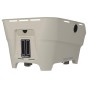 Panier arrière Basil Cento Neo MIK 2.0 blanc cassé 46 cm