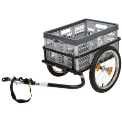 Remorque vélo : ouverte et pliable - Velonline