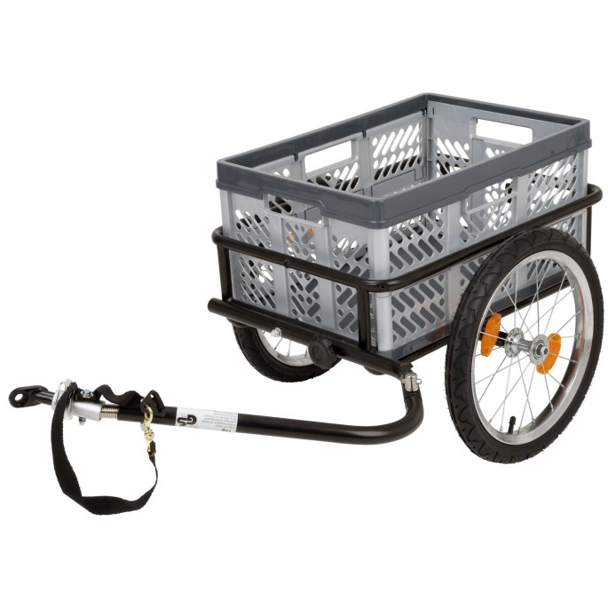 Remorque vélo : ouverte et pliable - Velonline