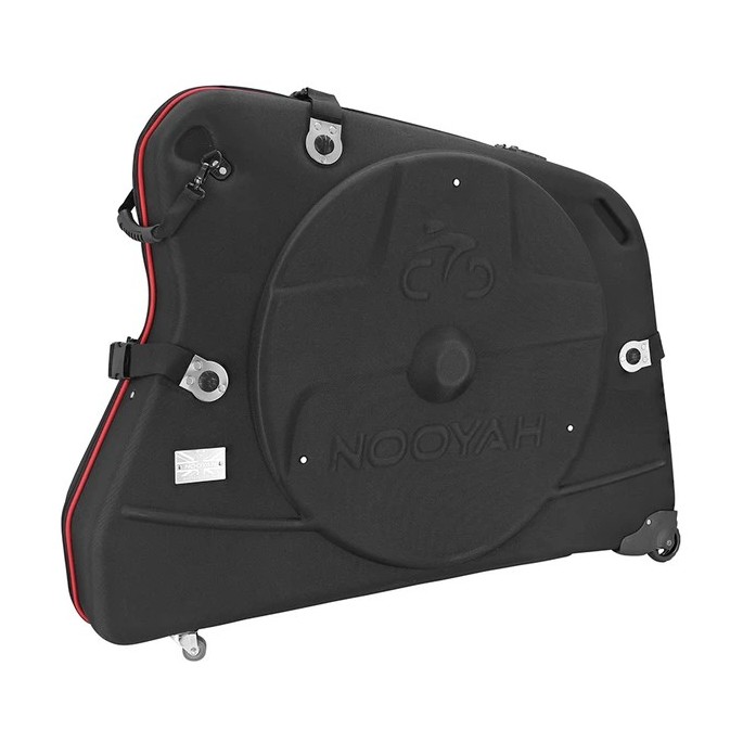 Valise de transport vélo thermoformée avec roulettes