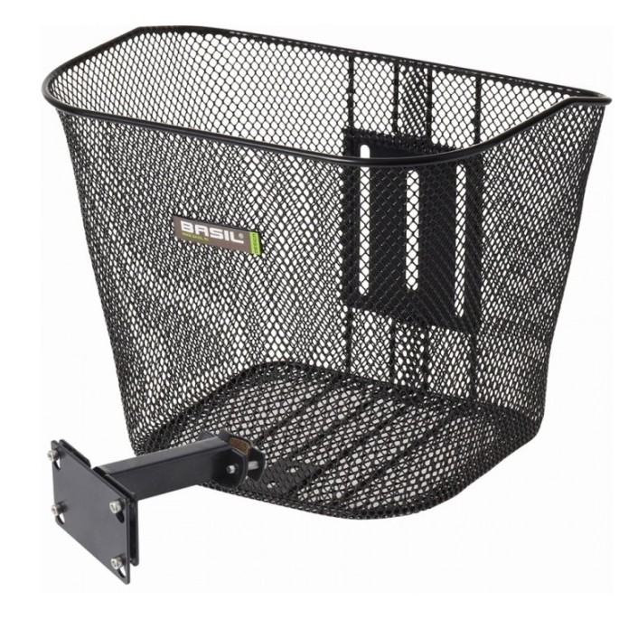 Panier Avant Vélo Basil Bremen Alu 22L - Fixation Potence